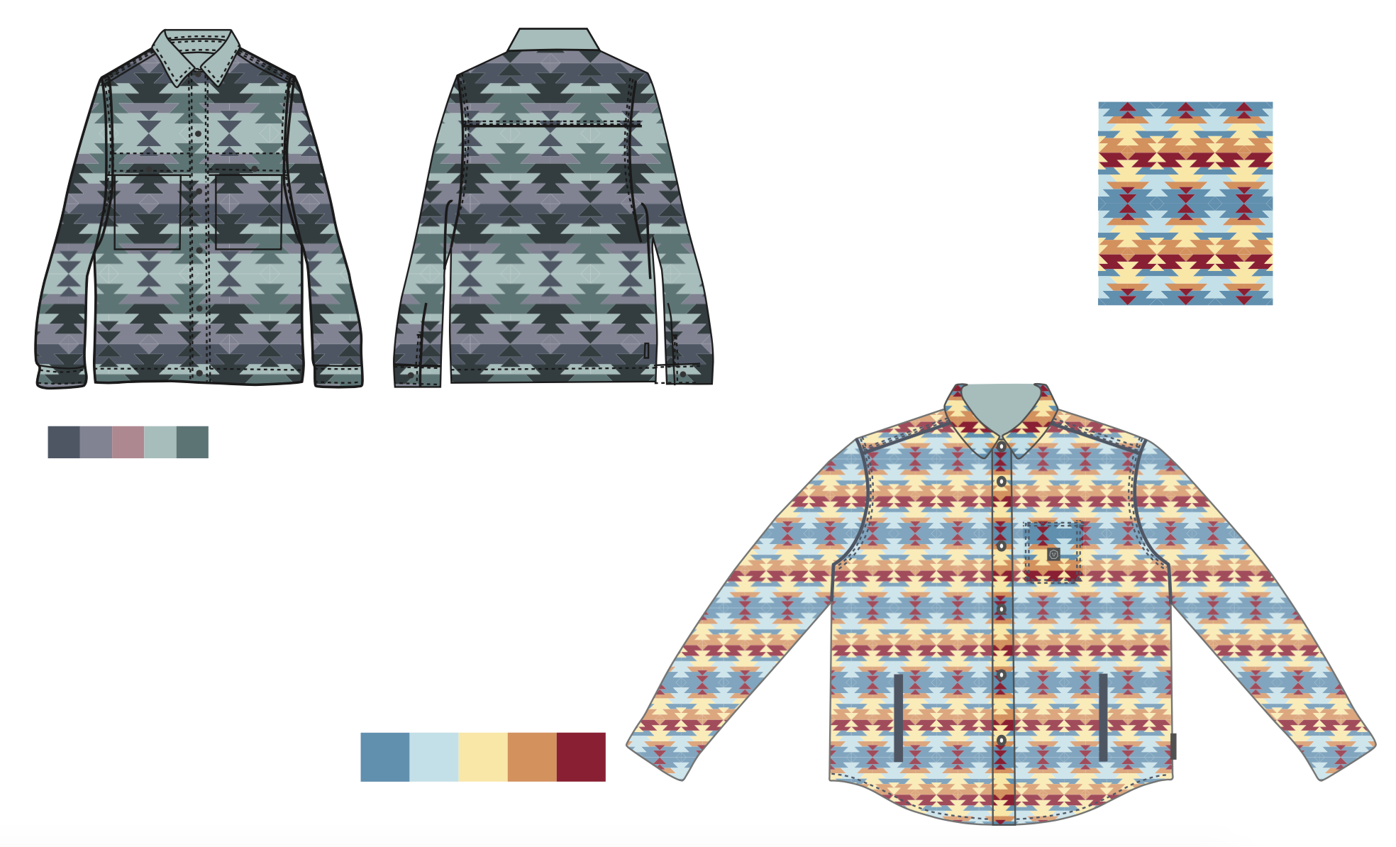 pattern design vissla ethnic