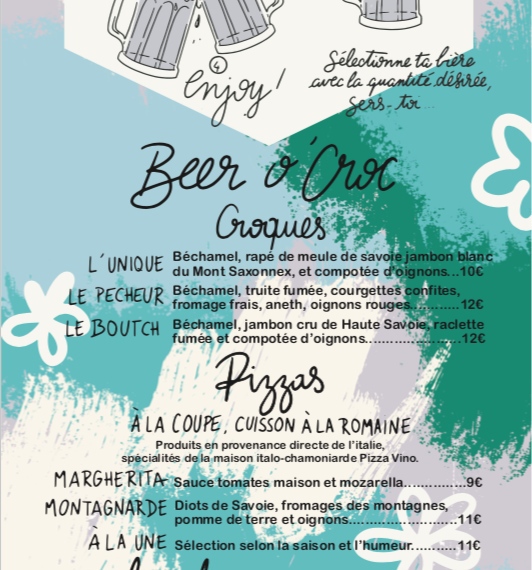 la carte Hiver 2023