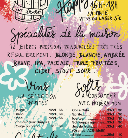la carte Éte 2022